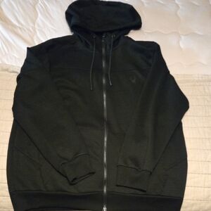 Spyder Men's Black Zip-Up Hoodie Sweater